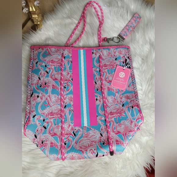 Simply Southern Handbags - NWT Simply Southern neobag with Keychain